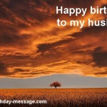 Happy birthday to my husband